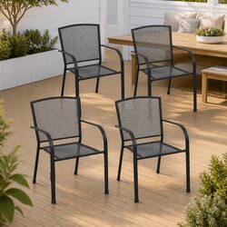 Specifications for 4-Piece Outdoor Chairs Set