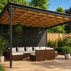 Specifications of 9 Piece Garden Lounge Set