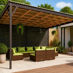 Furnish Your Outdoors with a 9 Piece Garden Lounge Set