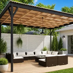 10 Piece Modular Outdoor Lounge Set with Water-Resistant Rattan