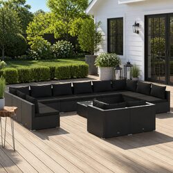 Specifications of 13 Piece Garden Lounge Set