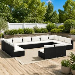 Specifications of 12-Piece Modular Outdoor Garden Lounge Set