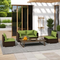 Specifications of 4 Piece Modular Garden Lounge Set