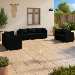 7 Piece Garden Lounge Set Specifications and Features