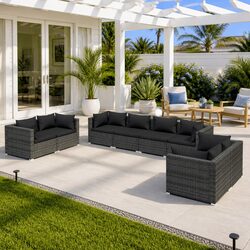 Specifications of the 8-Piece Modular Outdoor Lounge Set