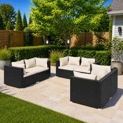 6 Piece Garden Lounge Set: Specifications and Features