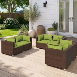6 Piece Modular Garden Lounge Set Specifications and Features