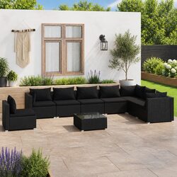 Specifications for 9-Piece Outdoor Modular Lounge Set