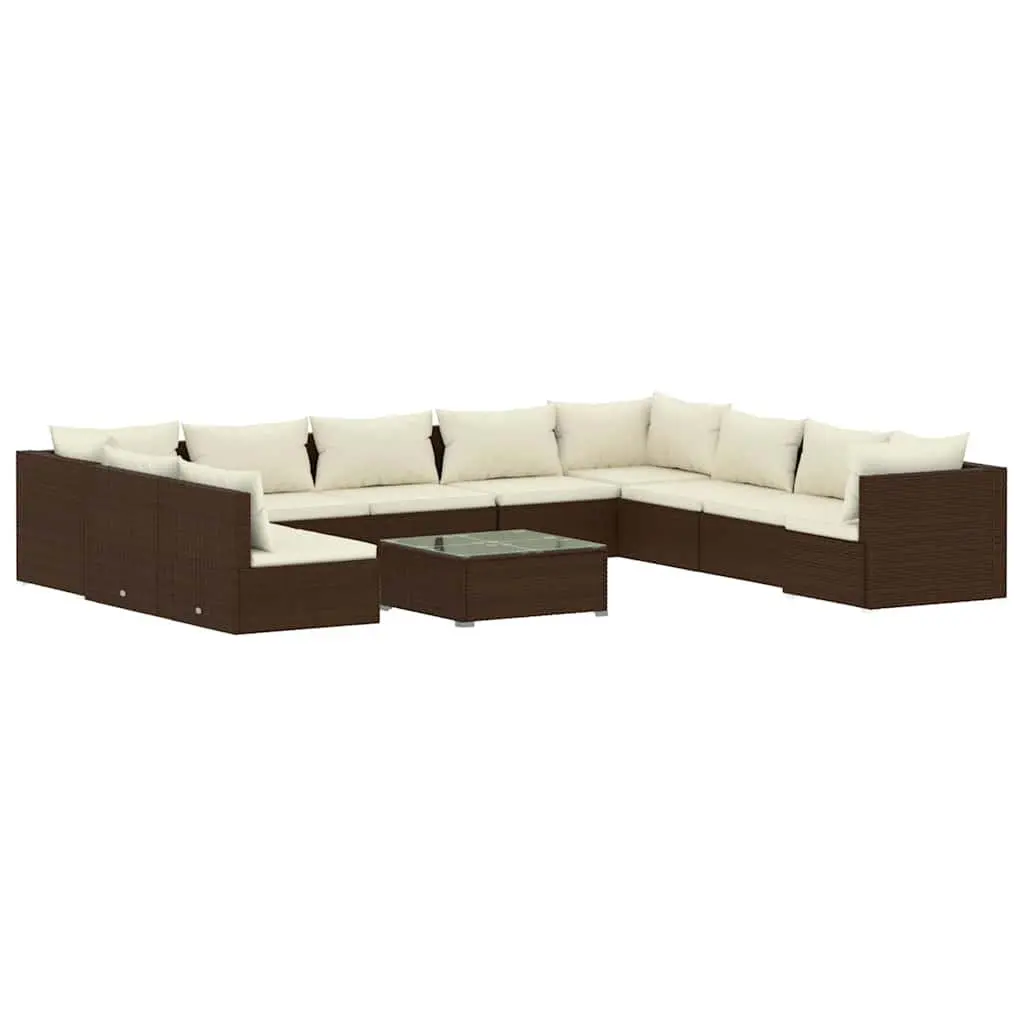 11 Piece Modular Garden Lounge Set