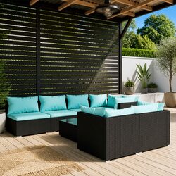 8-Piece Modular Outdoor Lounge Set - Specs Inside
