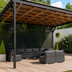 Specifications of 9-Piece Modular Garden Lounge Set