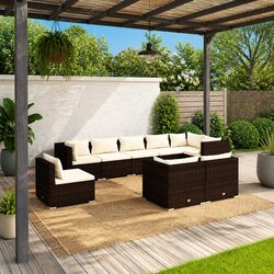 9 Piece Outdoor Lounge Set Specifications and Details