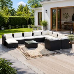 Specifications of an 11-Piece Garden Lounge Set for Patios