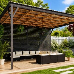 12 Piece Outdoor Lounge Set with PE Rattan Construction