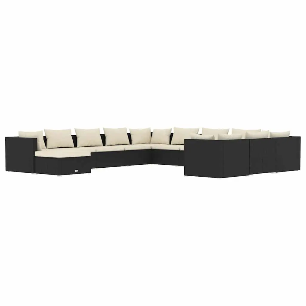 Garden Lounge Set 12 Piece Outdoor Modular Patio Furniture with Cushions