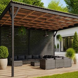 Detailed Specifications: 13-Piece Garden Lounge Set Grey