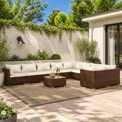10-Piece Garden Lounge Set Specifications and Features