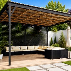 10-Piece Garden Lounge Set - PE Rattan and Steel Construction
