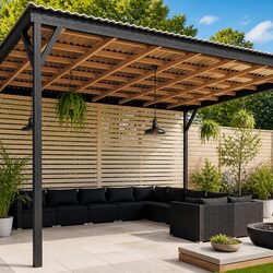 10-Piece Outdoor Lounge Set - Dimensions and Specs Inside