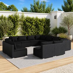 11-Piece Garden Lounge Set: Specifications and Features