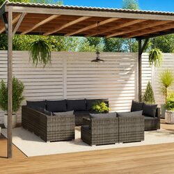 Specifications of the 12-Piece Grey Garden Lounge Set