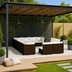 Specifications of 12-Piece Outdoor Lounge Set