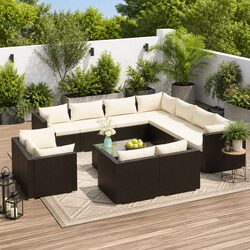 12-Piece Modular Garden Lounge Set Specifications