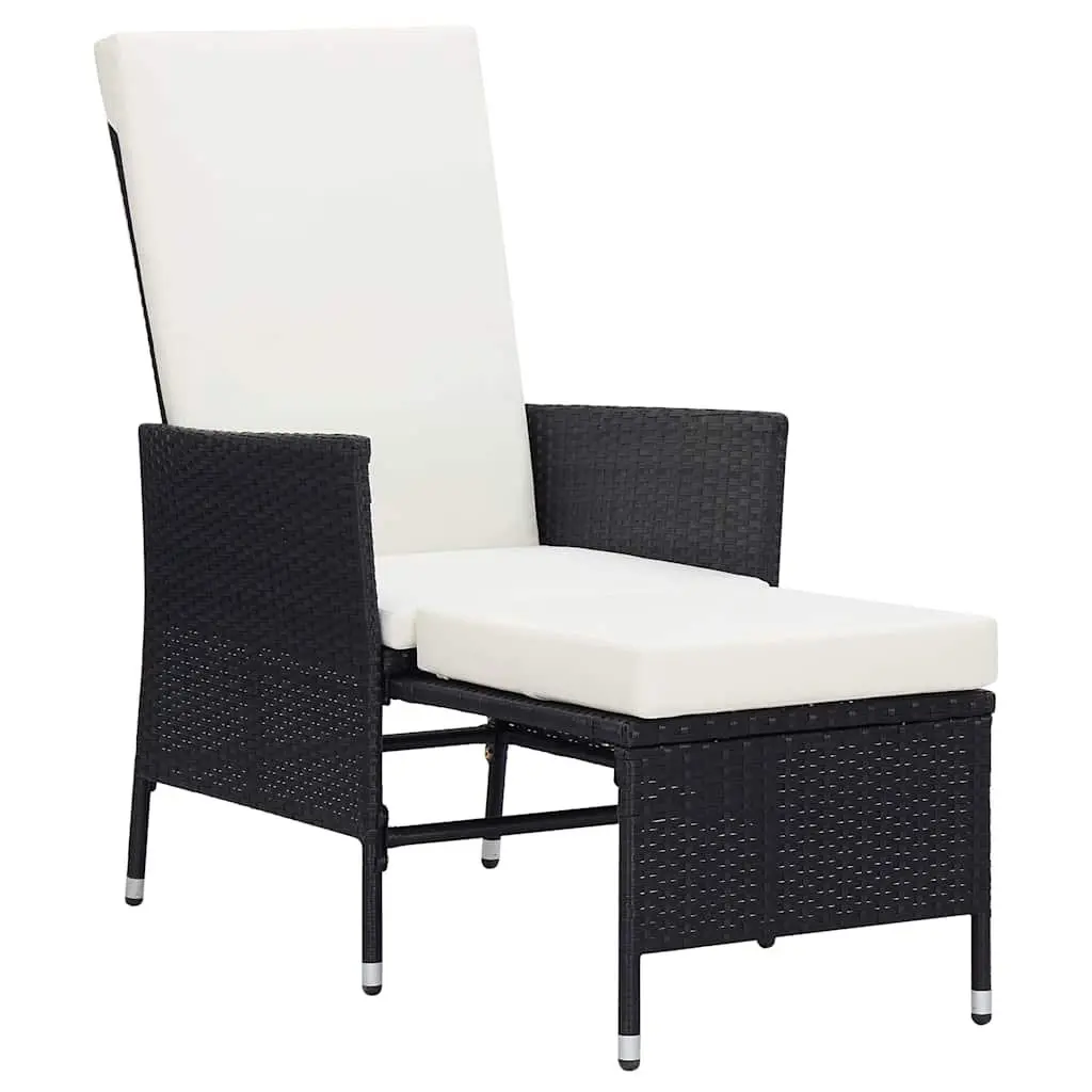 Garden Lounge Set Outdoor Furniture 2 Piece PE Rattan Armchair Tea Table