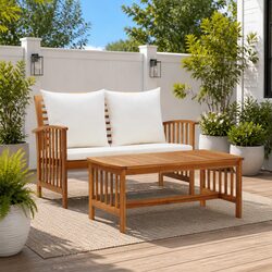 Specifications of the 2 Piece Garden Lounge Set with Cushions