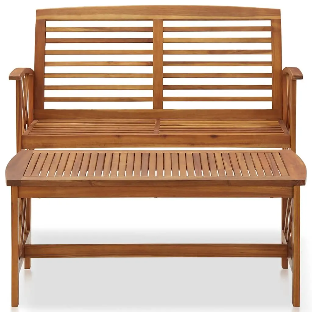 2 Piece Garden Lounge Set Outdoor Patio Furniture Brown