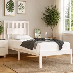 Specifications of Solid Pine Bed Frame 90x190 cm with Headboard