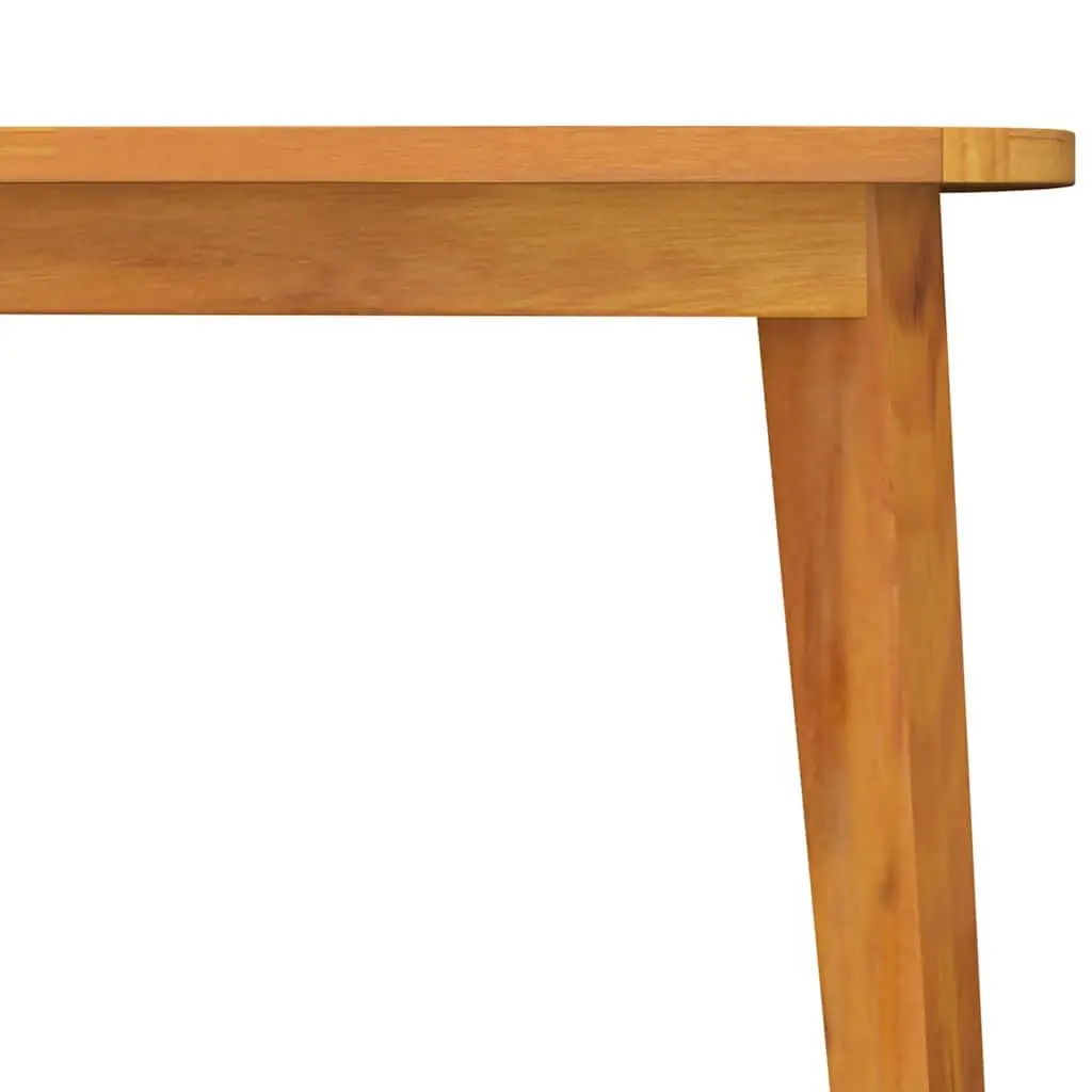 Garden Table 85x85x75cm Outdoor Dining Brown Solid Wood Acacia Slatted Top