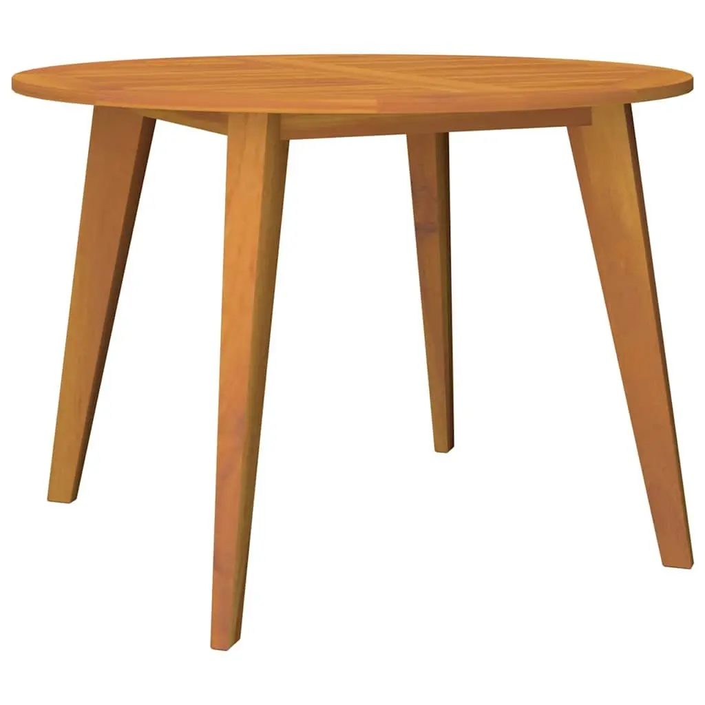 Round Garden Table Ø110x75 cm in Brown