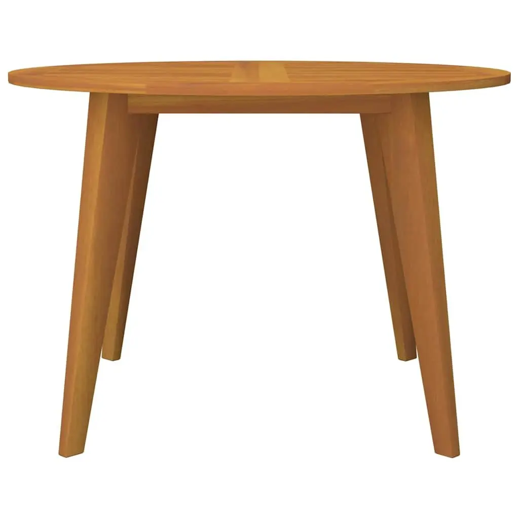 Round Garden Table Ø110x75 cm in Brown