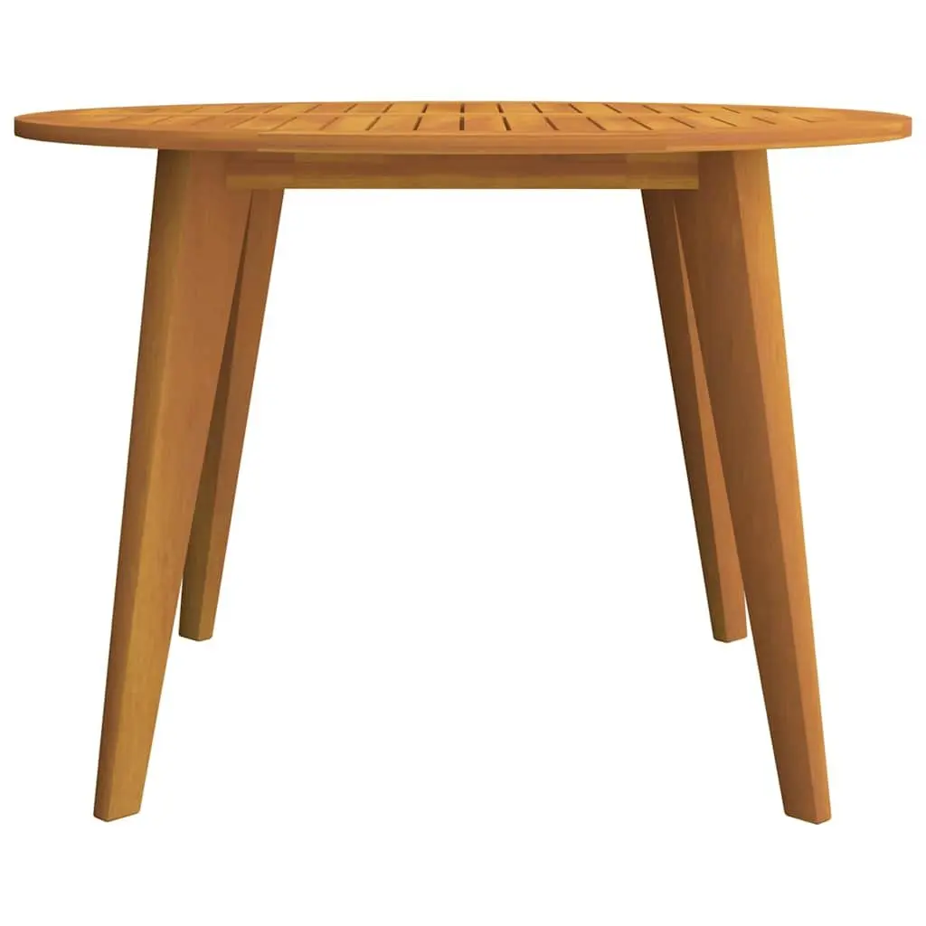 Round Garden Table Ø110x75 cm in Brown