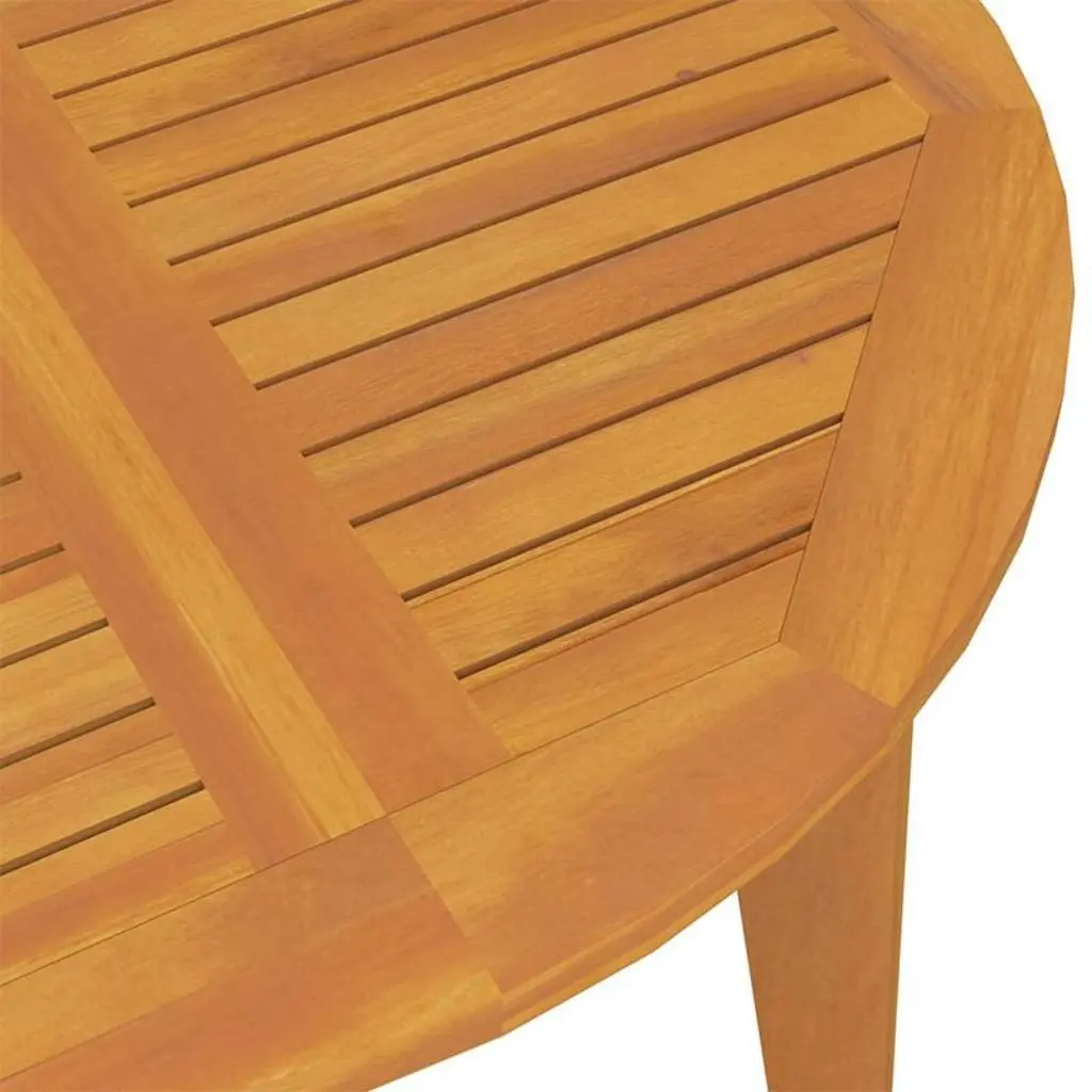 Round Garden Table Ø110x75 cm in Brown