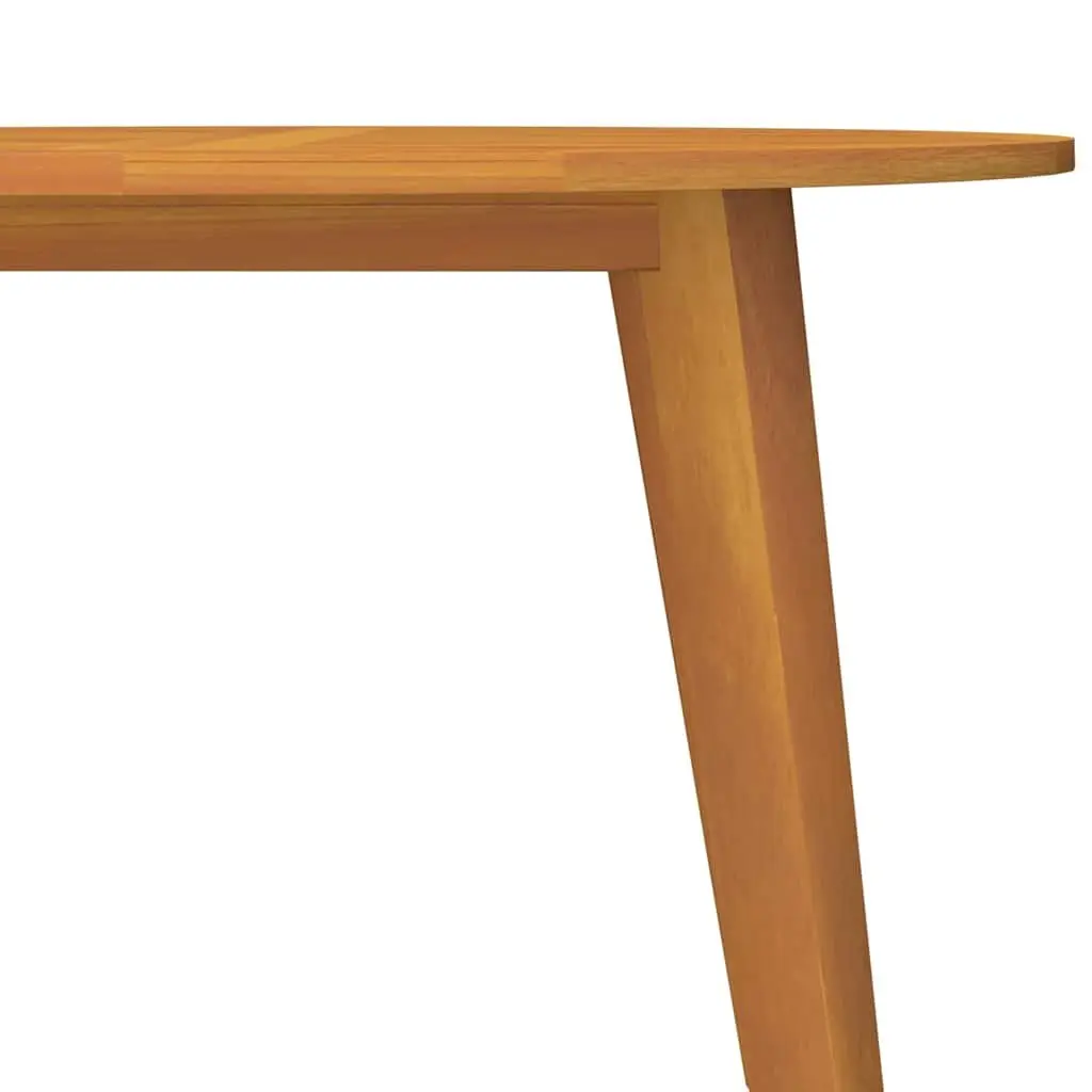 Round Garden Table Ø110x75 cm in Brown