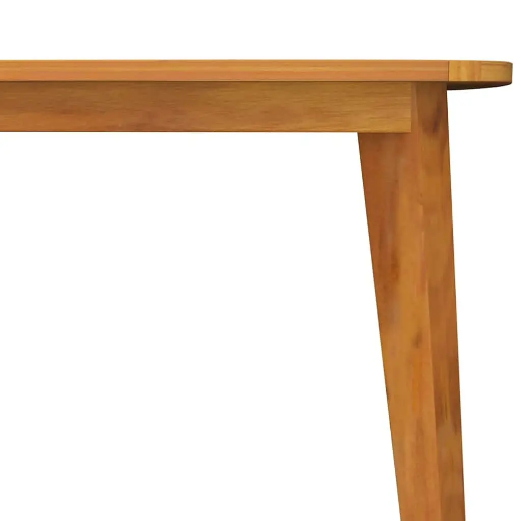 Solid Wood Garden Table 110x110x75 cm Outdoor Furniture Dining Acacia Brown