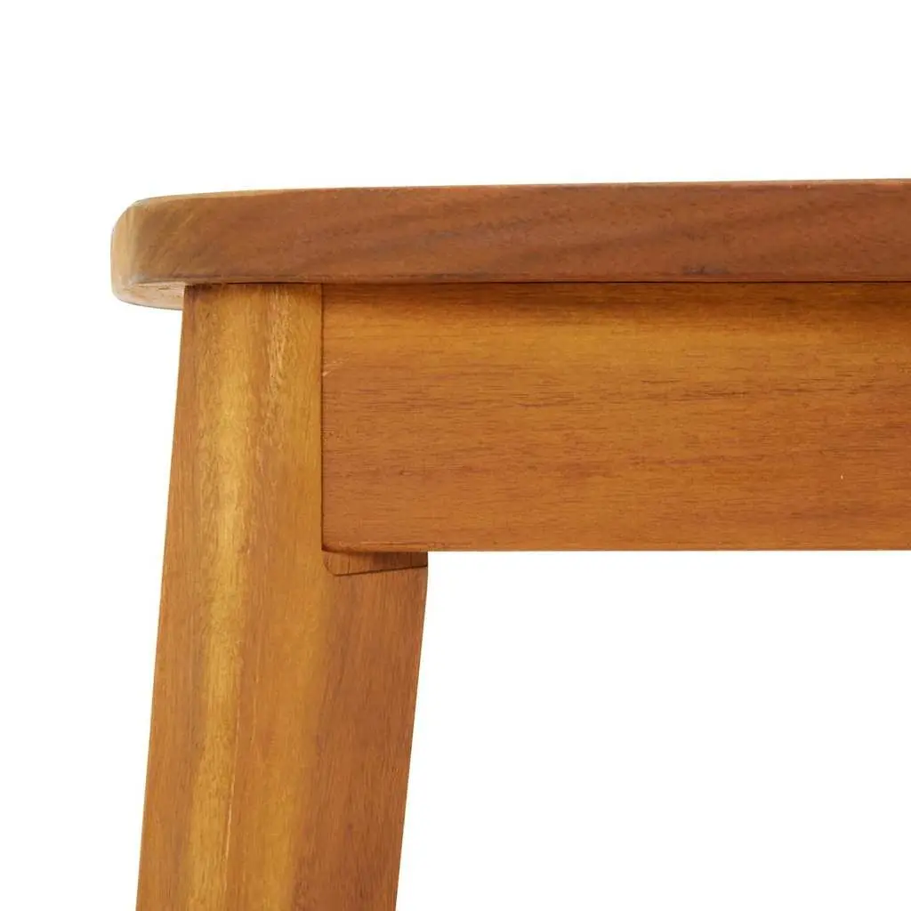 Garden Dining Table Outdoor 160x90x75 cm Solid Wood Acacia