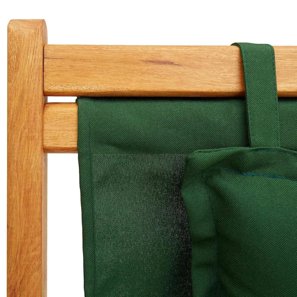 Folding Beach Chair Outdoor Garden Patio Lounge Reclining Seat Green