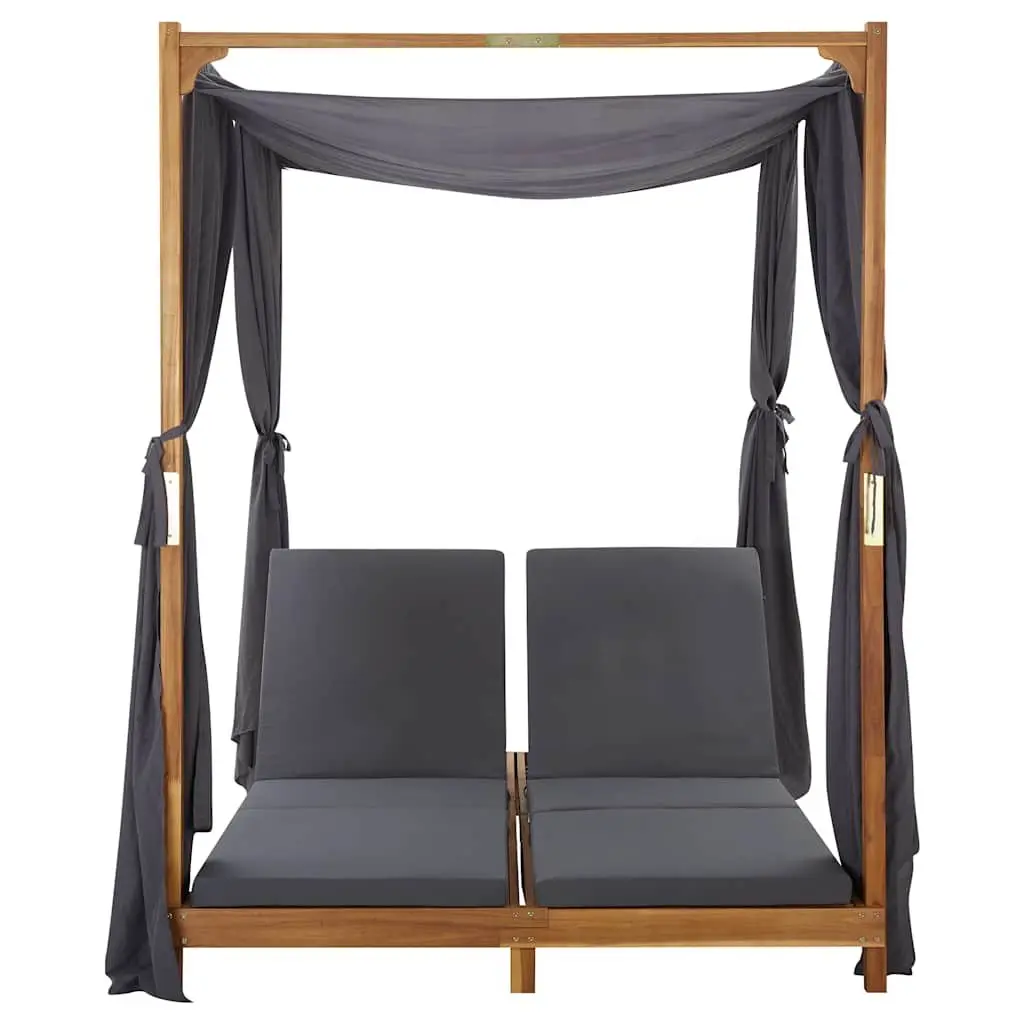 Double Sun Lounger Outdoor Garden Patio Furniture 2 Person Size