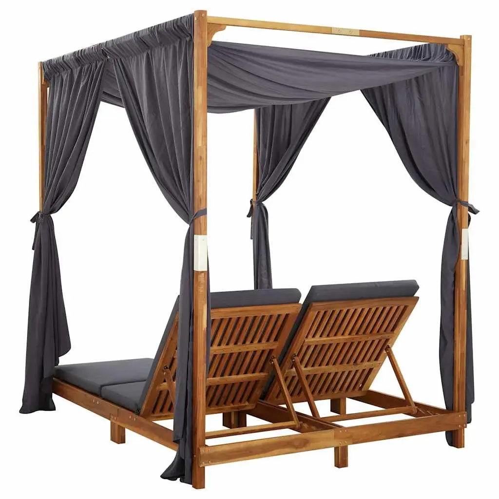 Double Sun Lounger Outdoor Garden Patio Furniture 2 Person Size