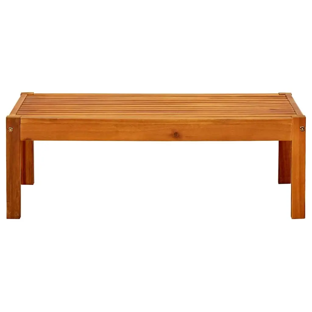 Solid Acacia Wood Garden Table Outdoor Patio Coffee Table 85x57x29cm