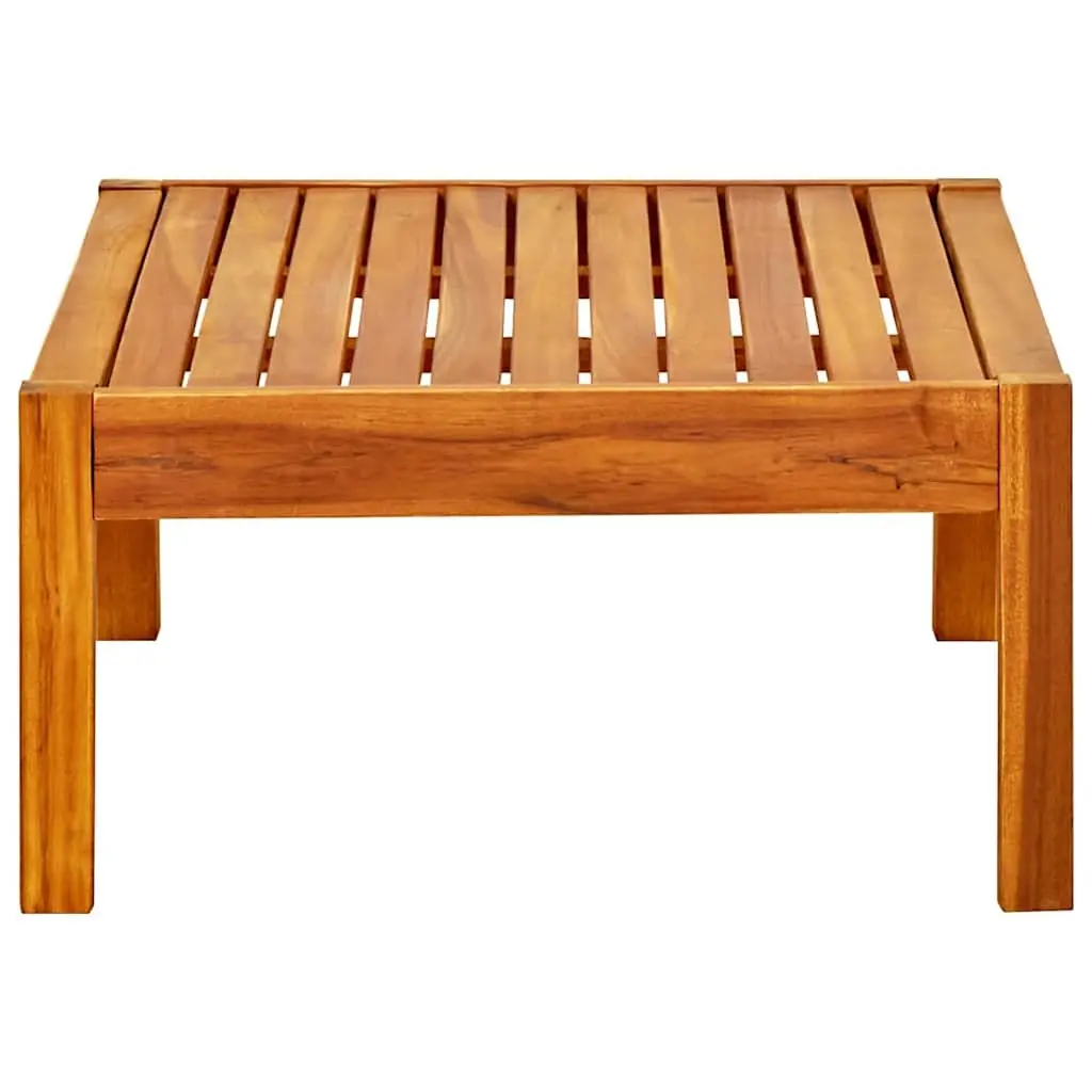 Solid Acacia Wood Garden Table Outdoor Patio Coffee Table 85x57x29cm