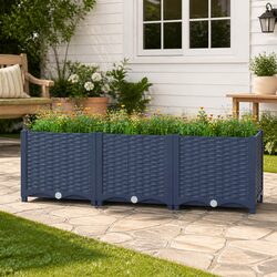 Specifications of the Raised Garden Bed Planter Box 120x40x38 cm