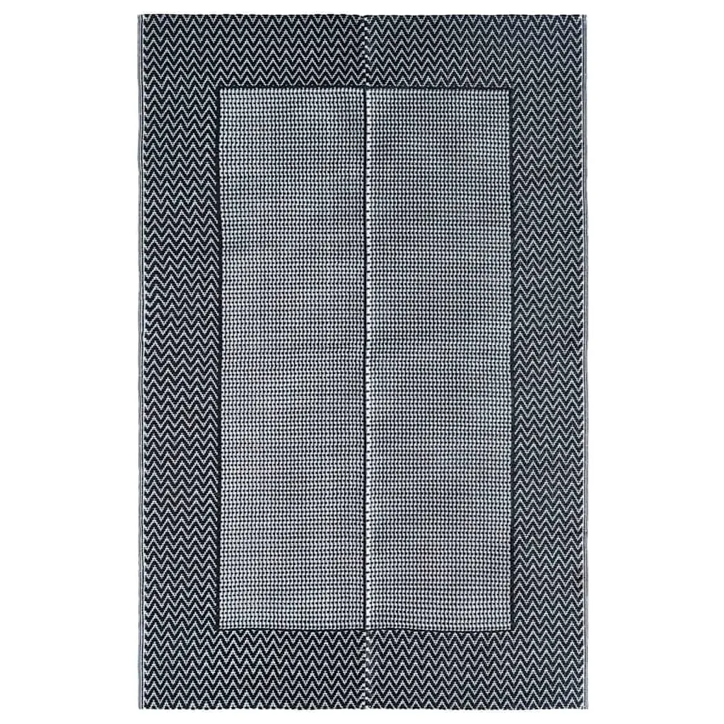 Outdoor Carpet Grey 160x230 cm Patio Balcony Terrace Rug Garden Decor Area Rug