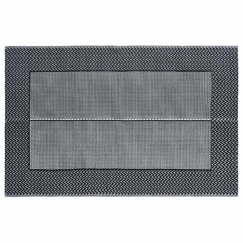 Outdoor Carpet Grey 160x230 cm Patio Balcony Terrace Rug Garden Decor Area Rug