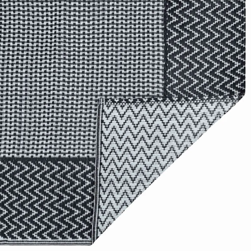 Outdoor Rug for Patio Balcony Terrace Grey 190x290 cm