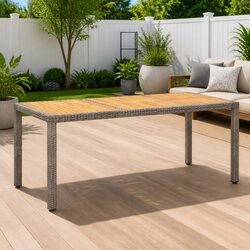 Dimensions and Specifications of Grey Garden Dining Table