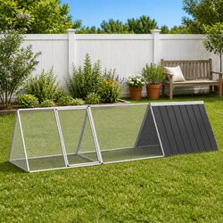 Specifications of the Rabbit Cage Hutch in Galvanised Steel